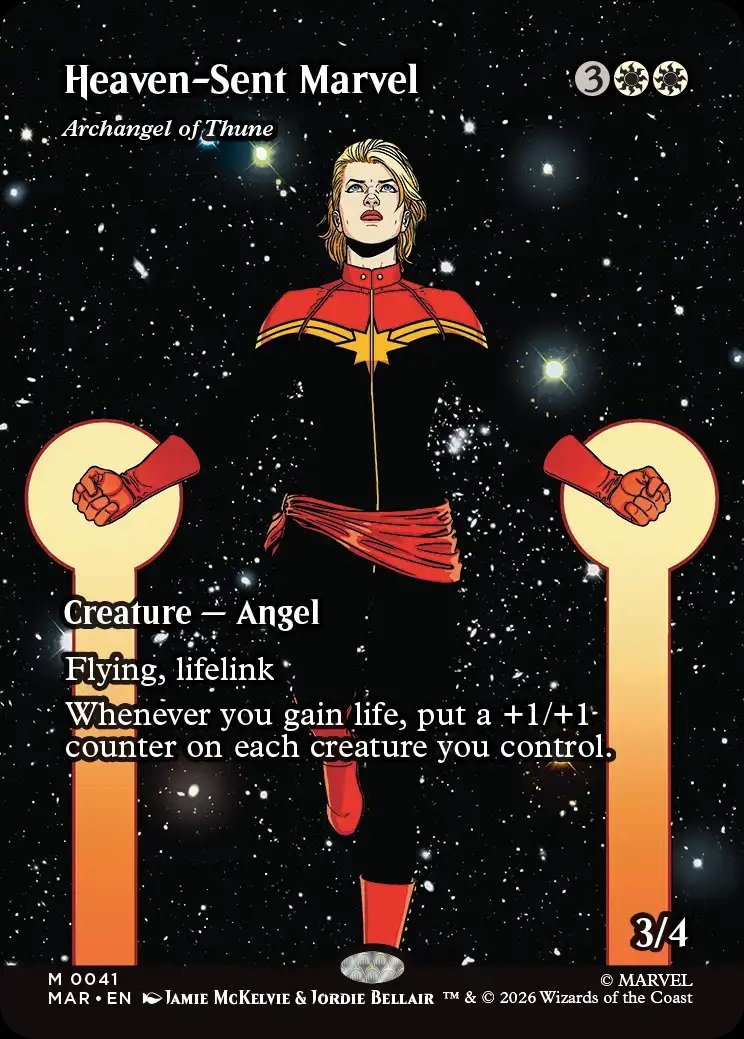 MTG Marvel Superheroes - Archangel of Thune