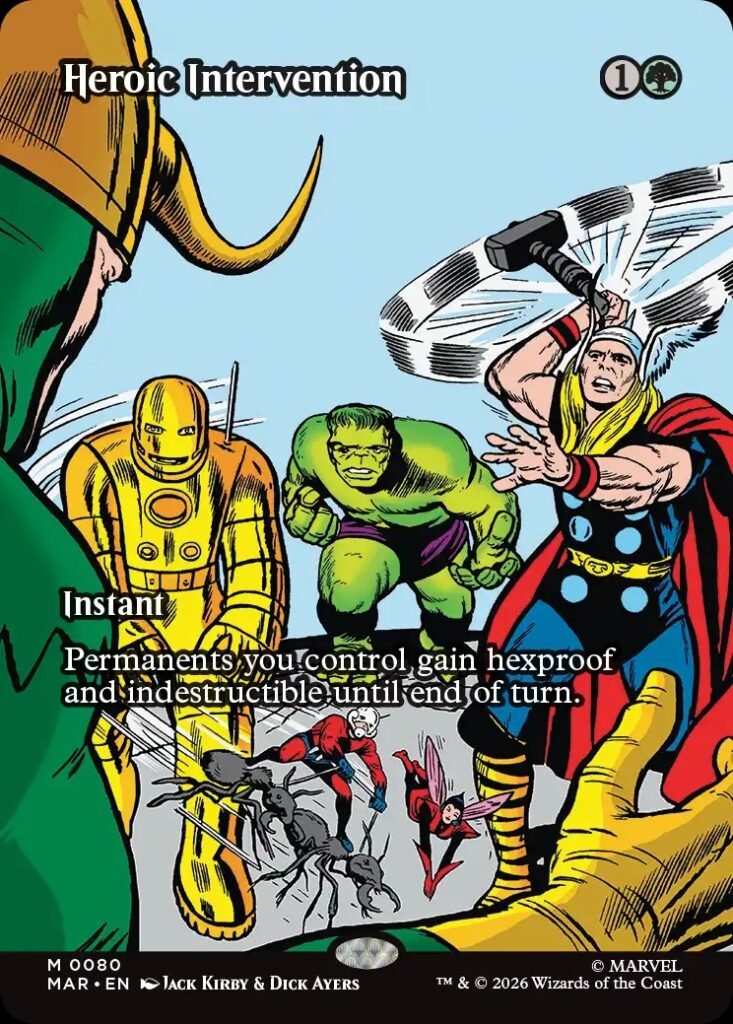 MTG Marvel Superheroes - Heroic Intervention 1