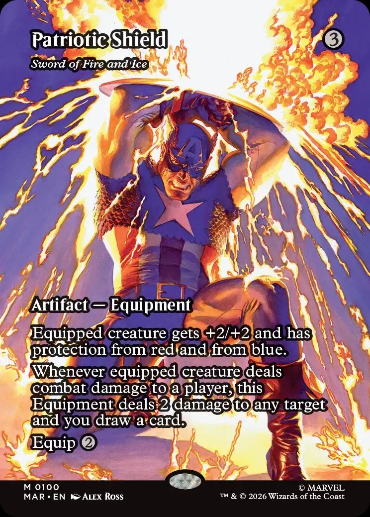 MTG Marvel Sword of Fire and Ice