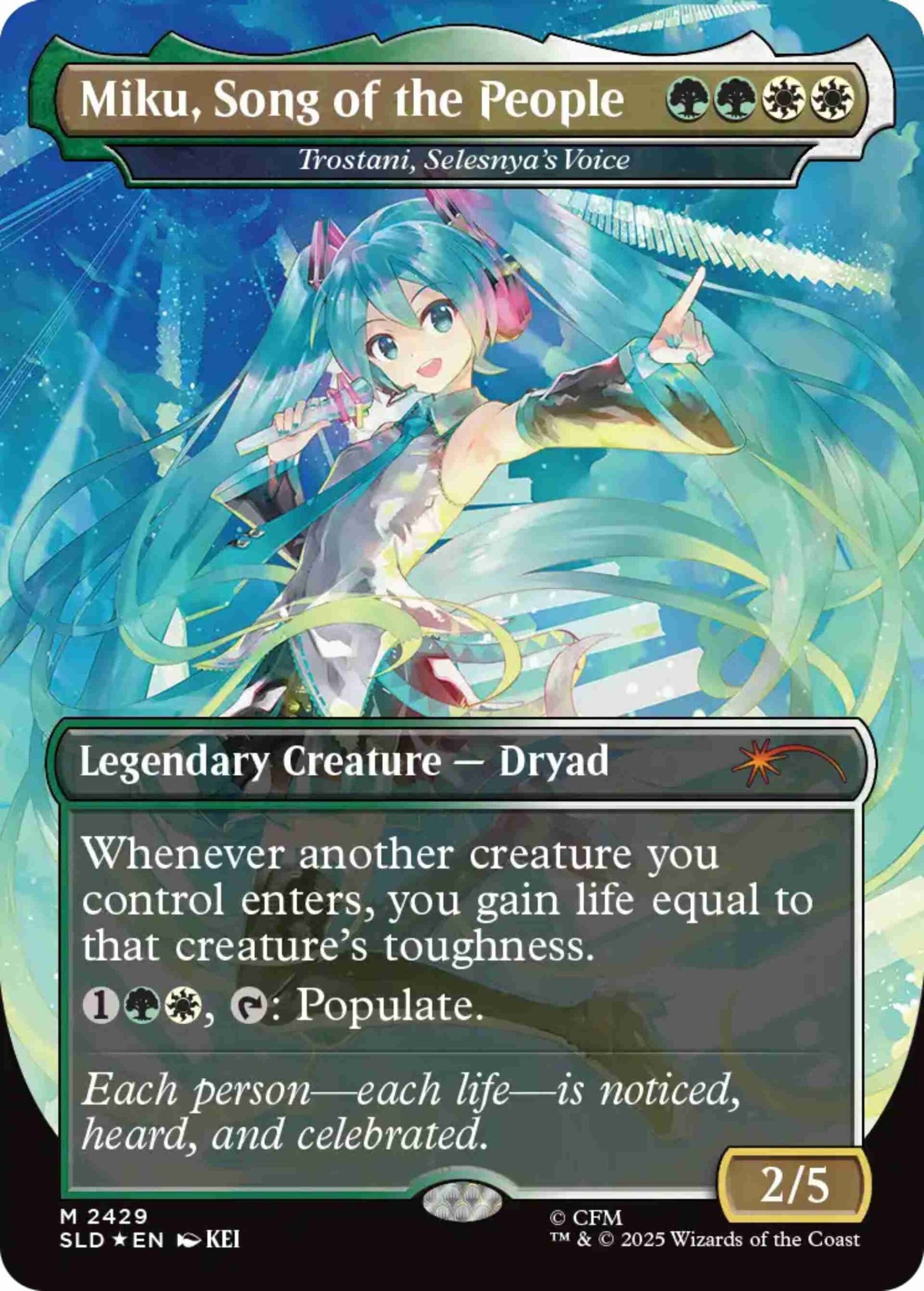 Secret Lair Commander Deck Hatsune Miku (2)
