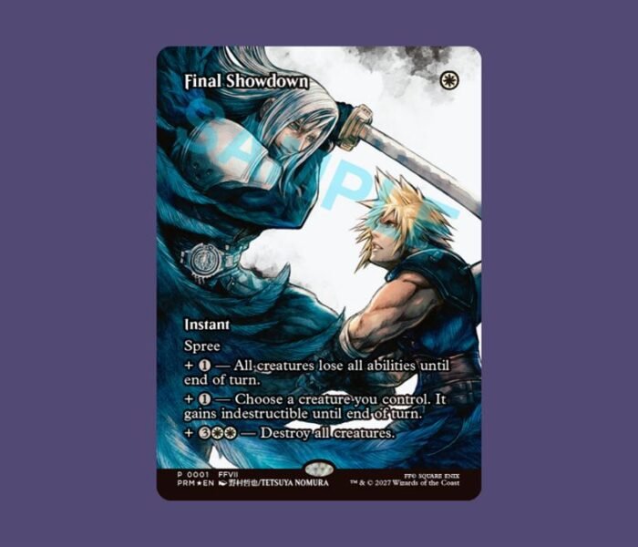 Final Fantasy VII Revelation MTG Promo Card