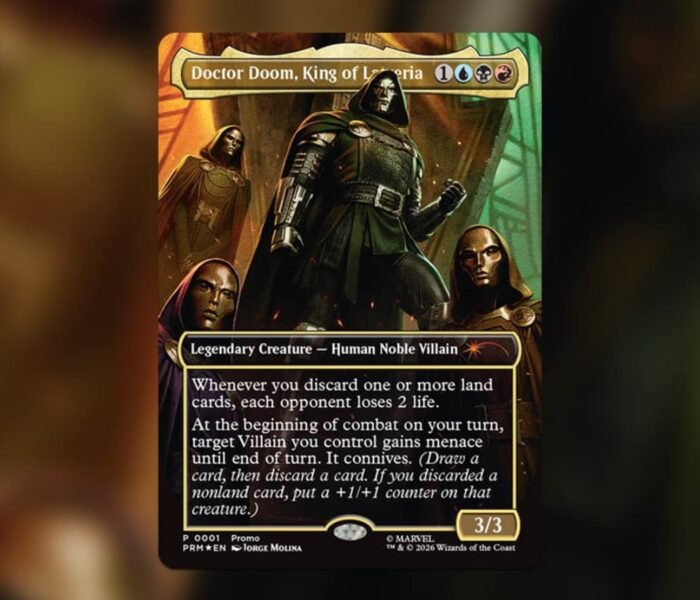 Avengers Doomsday Doctor Doom, King of Latveria promo card artwork