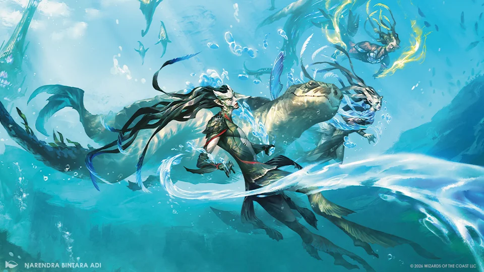Nauctis: The Sunken Realm art, the first Magic set of 2027